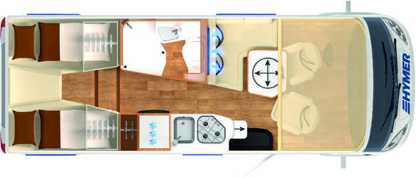 HYMERMOBIL třídy B ModernComfort I 580